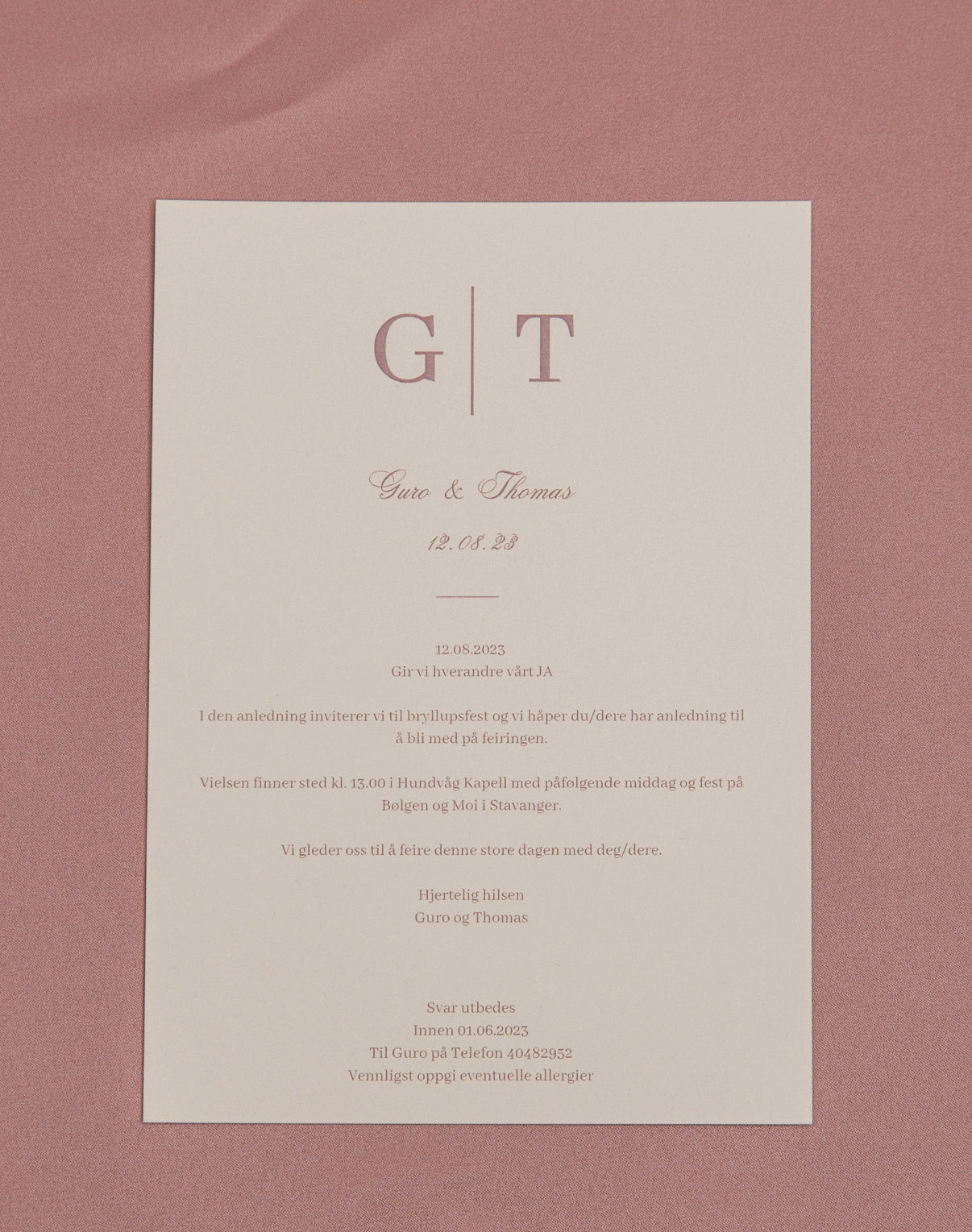 Invitasjoner - Guro